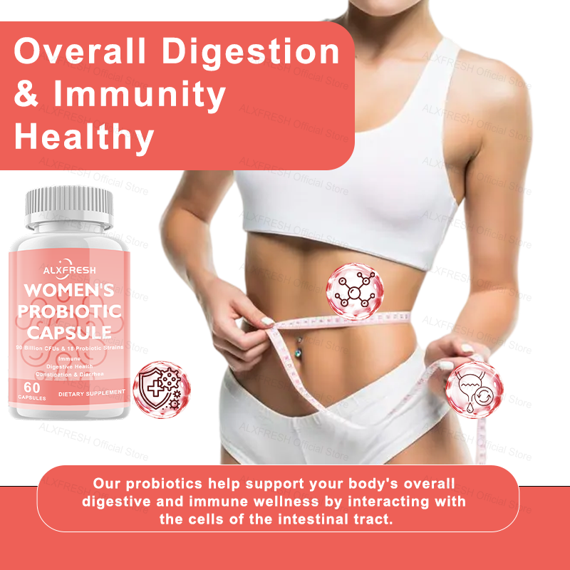 Cápsulas probióticas que mejor - Probiotics Women Health reseña y precio