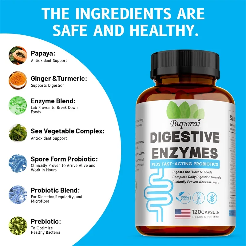 Suplemento de enzimas digestiv - Probiotics Women Health reseña y precio